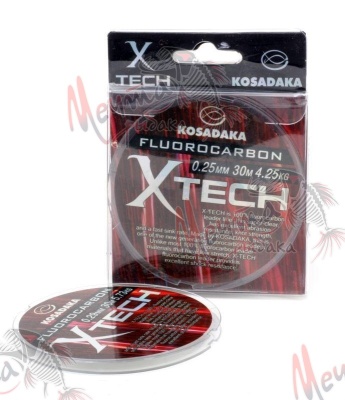 ФЛЮОРОКАРБОН "KOSADAKA" X-TECH 30 м #0.21