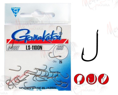 КРЮЧОК "GAMAKATSU" LS-1100N #16